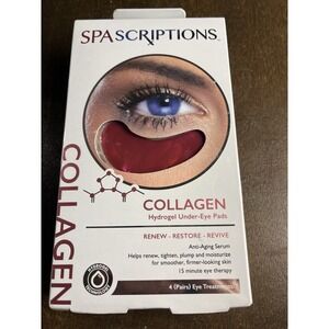 Spascriptions Collagen Hydrogel Under-Eye Pads 4 Pairs Anti-Aging Dark Circles